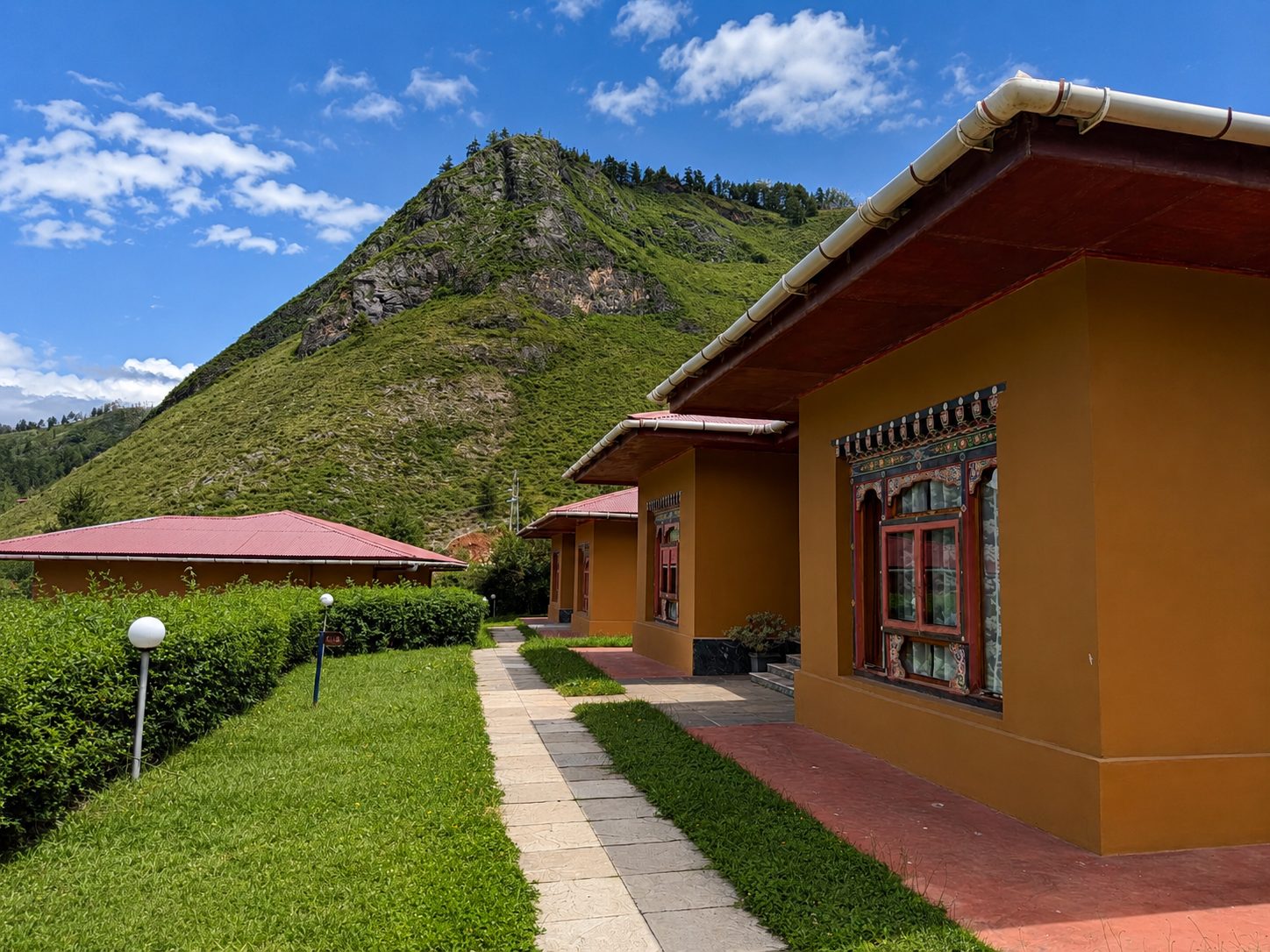Cottages beneath the hills